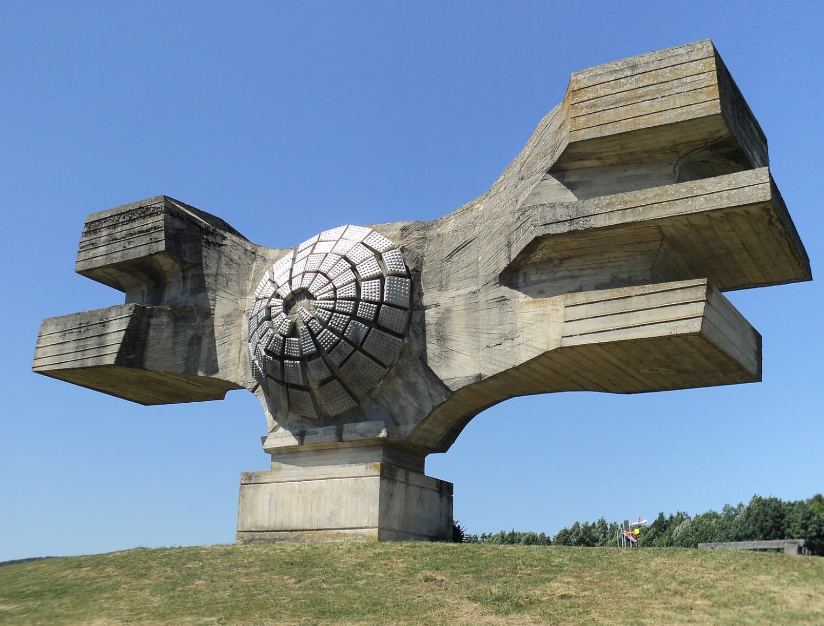 Though this World War II memorial sculpture was completed in 1967, one Redditor had an apt idea about renaming this ‘Star Wars’ -esque monument. “They should just call it what it is,” they wrote. “A contingency plan to escape earth during the apocalypse.”
